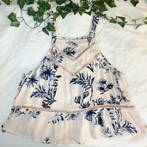 Kendall and Kylie floral patterned tank top